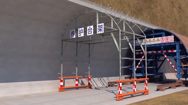中市区隧道施工动画制作公司 - 隧道施工工艺和施工方法 - 隧道施工汇报动画视频 - bim 工程施工动画